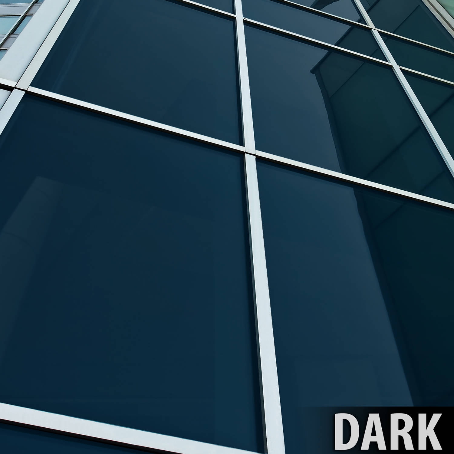 BDF Silver/Gray Window Film - 48in X 14ft, Heat Control & Daytime Privacy, Mirrored Outside, Gray Inside, Blocks UV
