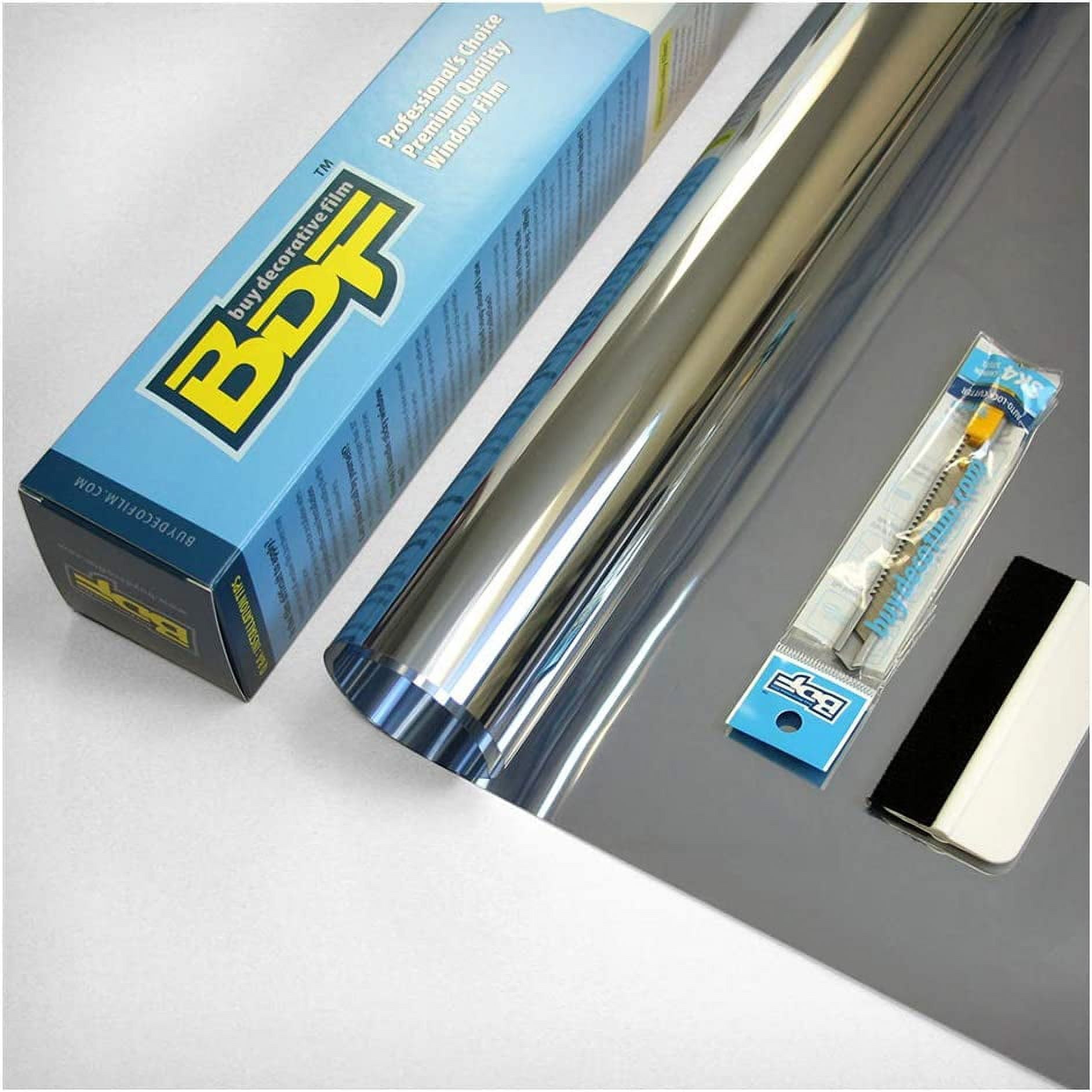 BDF S15 Daytime Privacy and Heat Control Silver 15 (Dark) Window Film 24in X 14ft