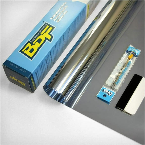 BDF S15 Daytime Privacy and Heat Control Silver 15 (Dark) Window Film 24in X 14ft