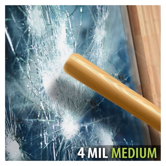 BDF S4MB35 Security and Sun Control 4 Mil Black 35 (Medium) Window Film 36in X 24ft