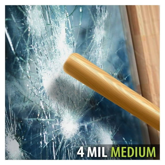 BDF S4MB35 Security and Sun Control 4 Mil Black 35 (Medium) Window Film 48in X 50ft