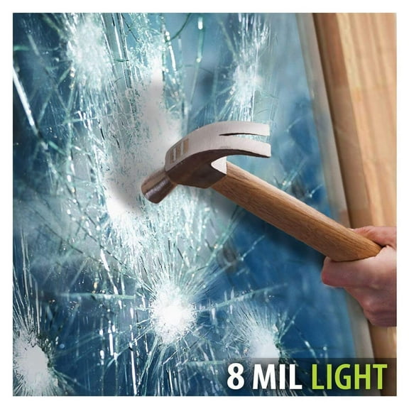 BDF S8MB50 Security and Sun Control 8 Mil Black 50 (Light) Window Film 48in X 24ft