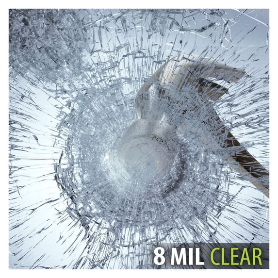 BDF S8MC Security and Safety Clear 8 Mil Window Film 24in X 49ft