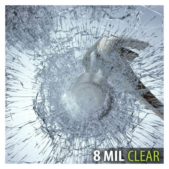 BDF S8MC Security and Safety Clear 8 Mil Window Film 36in X 12ft