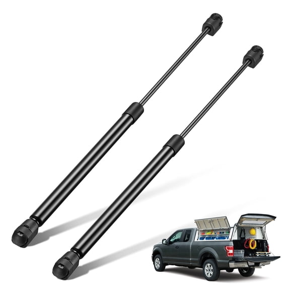 BDFHYK 17 insh Gas Strut, 10Lbs/44N Lift Support for RV Door, Leer are SnugTo Camper Shell, Truck Topper Rear Window, Truck Pickup Cab Canopy Door Replacement, 2pcs
