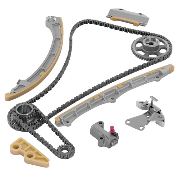 BDFHYK 2.0 Engine Timing Chain Kit with Chain Guide Sprocket Tensioner Compatible with Honda Civic 2002-2011 2.0L, 2012-2015 2.4L, Compatible with Acura RSX 2002-2006 2.0L L4 DOHC