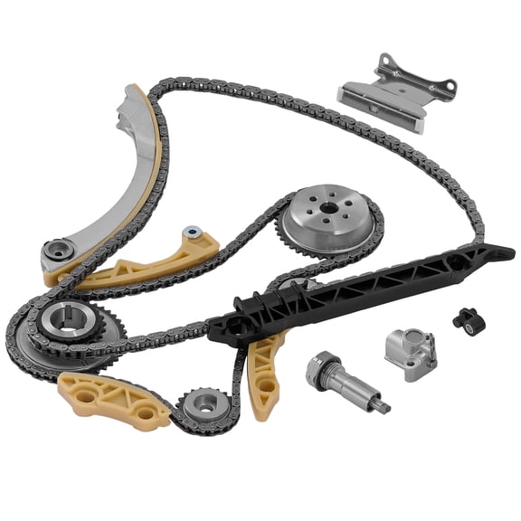 BDFHYK 2.4 Engine Timing Chain Kit with Tensioner Compatible with Buick Allure LaCrosse Regal Verano, Compatible with Chevy Equinox Captiva Sport, Compatible with GMC Terrain 2010-2017 2.4L L4 94201S