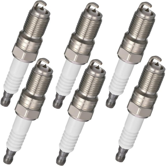 BDFHYK 4511 Iridium Spark Plugs Compatible with Buick Century Lucerne Regal for Cadillac Cimarron for Chevy Beretta Impala Cavalier Malibu,G6 Grand Prix 2.0L 3.5L L4 V6 Replacement for TR4GP Set of 6