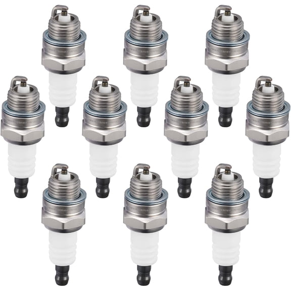 BDFHYK 5574 universal Spark Plugs Compatible with Universal engine for garden machines, lawn mowers, trimmers, etc. Replacement for BPMR8Y Set of 10