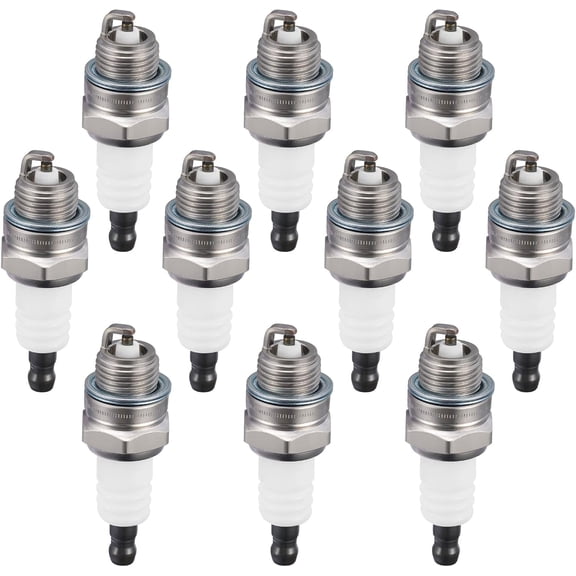 BDFHYK 5574 universal Spark Plugs Compatible with Universal engine for garden machines, lawn mowers, trimmers, etc. Replacement for BPMR8Y Set of 10