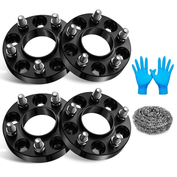BDFHYK 5x115mm Wheel Spacers 1 inch 5x4.5 Hubcentric Wheel Spacer for Chrysler 300, for Dodge Challenger Charger Magnum, Forged 5 Lug Wheel Adapters M14x1.5 & 71.5mm Hub Bore, Set of 4