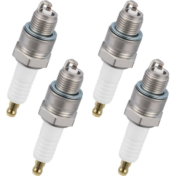 BDFHYK 6422 Spark Plugs Compatible with Aprilia compatible with Kawasaki for Suzuki for Volvo for Yamaha Universal Motorcycle Spark Plugs Replacement for BPR7HS Set of 4