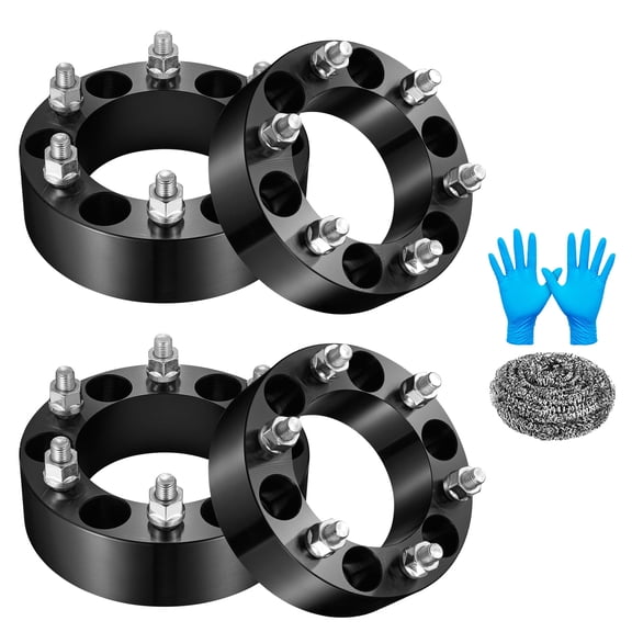 BDFHYK 6x139.7mm Wheel Spacers 2 inch for Toyota 4Runner Tacoma Chevrolet GMC Lexus GX460 GX470, Forged 6 Lug Wheel Adapters M12x1.5 & 108 mm Hub Bore, Set of 4, Not Hubcentric