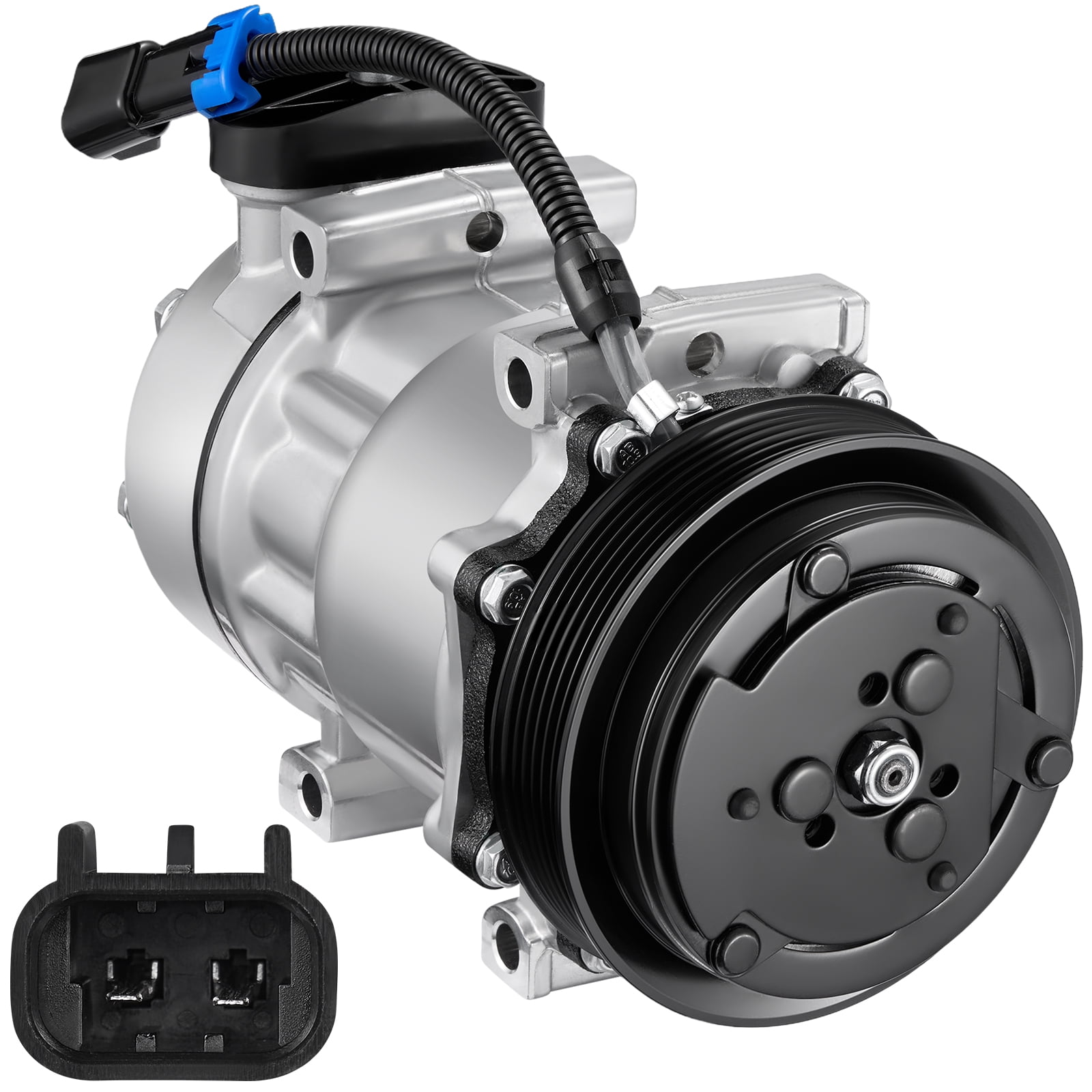 BDFHYK 78595 Air Conditioning A/C Compressor with Clutch Compatible ...