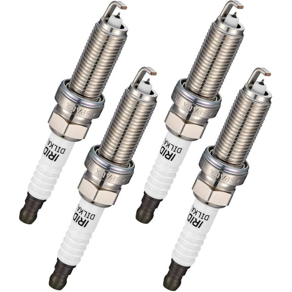 BDFHYK 90565 Double Iridium Spark Plugs Compatible with Nissan 2017-2023 Qashqai 2017-2022 Rogue Sport 2017-2019 Rogue 2.0L L4 Replacement for DILKAR7D11H Set of 4