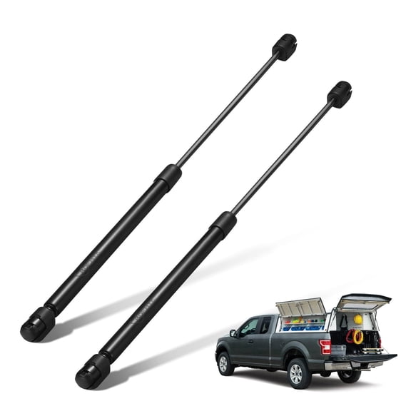 BDFHYK C16-06874 17" Gas Shocks Struts 17 Inch 40Lbs/178N Lift Supports Strut Shocks for Leer are Camper Shell Truck ATC Topper Rear Window Pickup Cab Canopy Door Tool Box, Black C1606874