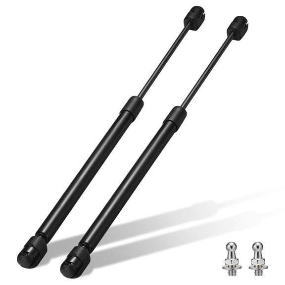 BDFHYK C16-11028 12 Inch Gas Shocks Struts Lift Supports 40 Lbs/178N for Leer are Rear Window Side Window Pickup Cab Canopy Door Tool Box, Black C1611028