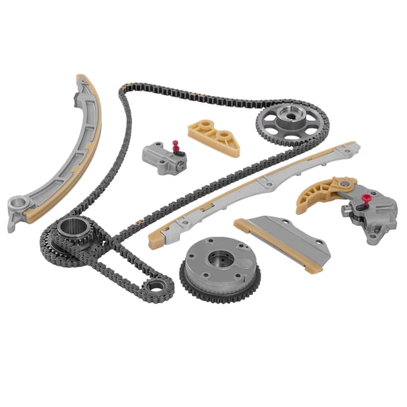 BDFHYK Engine Timing Chain Kit with Camshaft Adjuster Compatible with Acura ILX TSX 2009-2015,Compatible with Honda Accord Civic CR-V Crosstour 2008-2015 2.4L L4, Includes Sprocket,Tensioner,VVT Gear