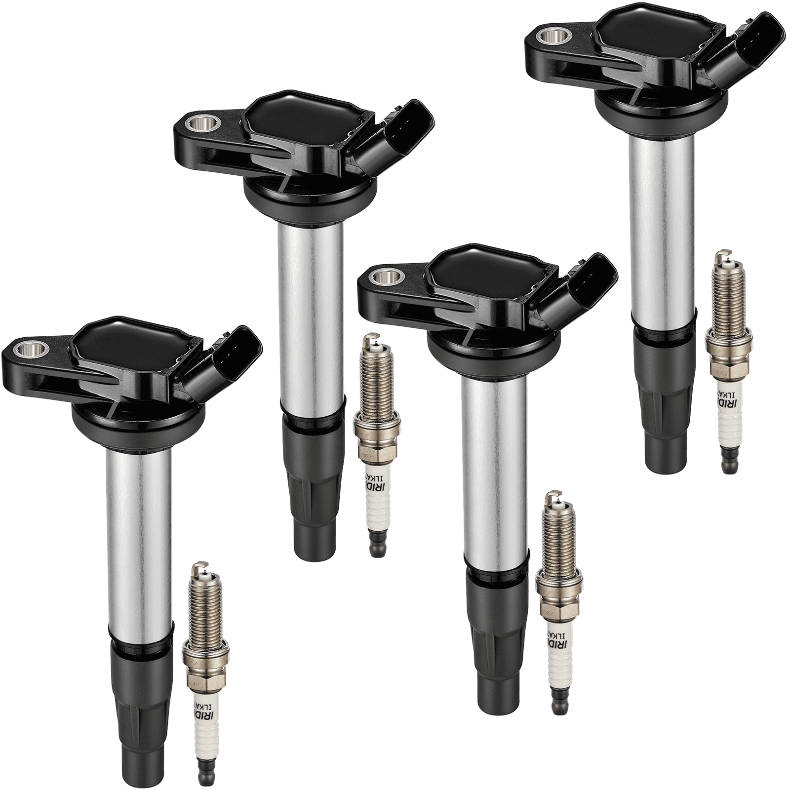 BDFHYK Ignition Coil Pack UF596 and Iridium Spark Plugs 93501 ...