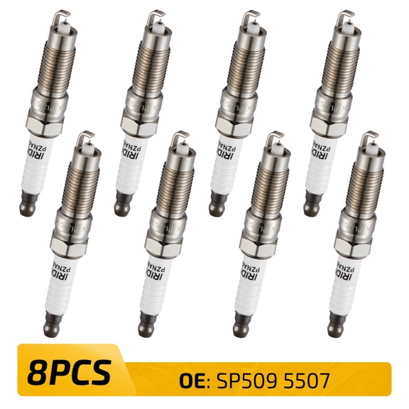 BDFHYK Iridium Spark Plugs SP509 Compatible with Mercury Mountaineer,Compatible with Lincoln Navigator, Expedition Explorer Mustang F-150 F-250 F-350 Super Duty 4.6L 5.4L for HJFS24FP 5507 Set of 8