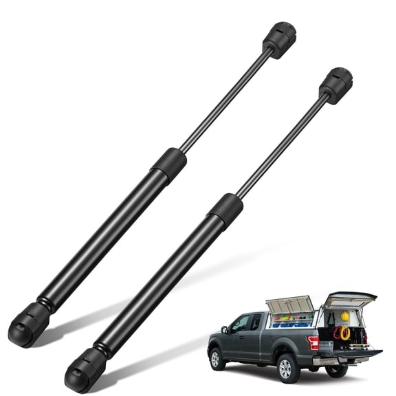 BDFHYK Lift Support C1623070 13 inch 28Lbs/125N Gas Struts Shocks for are Leer Topper Rear Window, Truck Bed Cover, Cabinet lid Door, Trap Door, Outdoor Bench, Trash bin lid, Set of 2