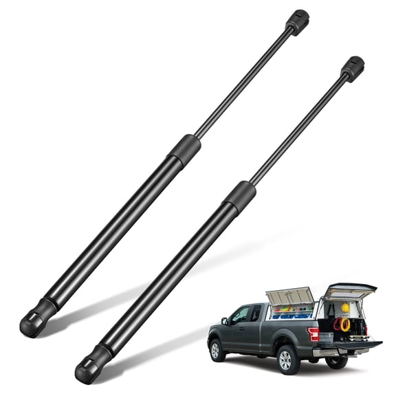 BDFHYK SE180P45 18inch 200N/45Lbs Gas Struts Shocks Lift Support for are Leer Camper Shell Topper Rear Window, Truck Bed Cover, Cabinet lid Door, Trap Door, shed Window, Set of 2