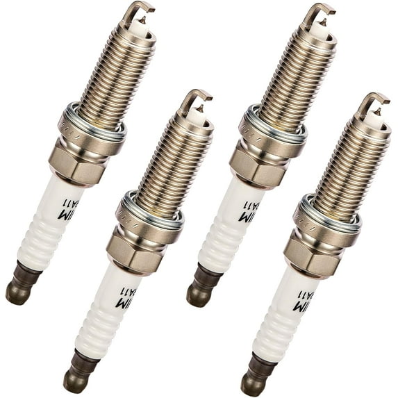 BDFHYK Set of 4 Double Iridium Spark Plug Compatible with Nissan 2009-2019, compatible with Infiniti 2007-2019, compatible with Suzuki 2009-2012 Replacement for 9029, 22401JA01B