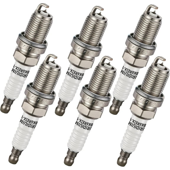 BDFHYK Set of 6 Iridium Spark Plug Compatible with Dodge Nitro Ram 1500 Dakota, Compatible with Jeep Commander Liberty Grand Cherokee,Raider,3.7L 4.7L V6 V8,Engine Replacement for 4504 PK20TT