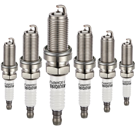 BDFHYK Set of 6 Iridium Spark Plugs Compatible with 128i 330i X3 X5 ES350 RX350 RX450h Legacy Outback 4Runner Avalon Camry Sienna Tacoma Tundra S60 S80 XC60,Engine Replacement for 6619 LFR6AIX-11