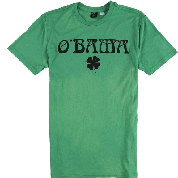 BDG Womens O'Bama Graphic T-Shirt, Green, Small