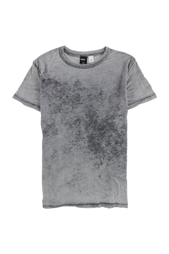 Womens Two Tone Basic T-Shirt, Grey, Small