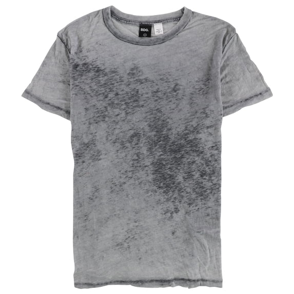 BDG Womens Two Tone Basic T-Shirt, Grey, Small