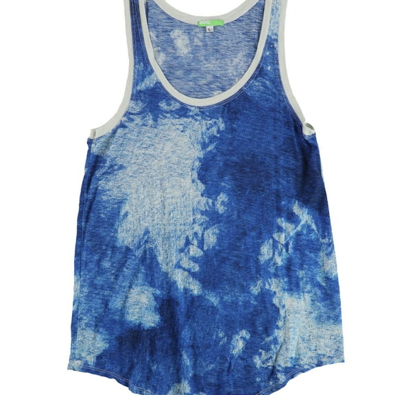 BDG Womens Two Tone Tank Top, Blue, Large