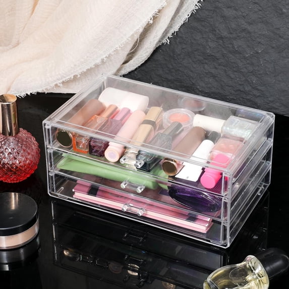 BDIUA-1 Pc Acrylic Storage Drawers, 9.3 X 5.3 X 4 Inch Clear Storage ...
