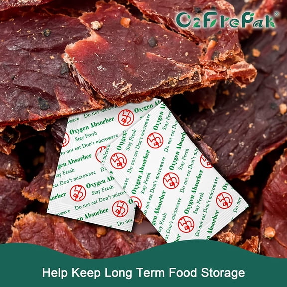 BDIUA-20CC(200-Pack) Food Grade Oxygen Absorbers Packets for Home Made Jerky and Long Term Food Storage