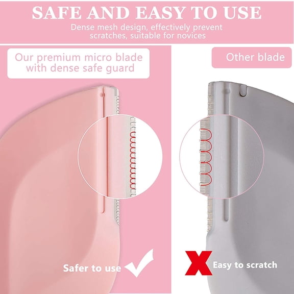 BDIUA-21 Pcs Eyebrow Razors for Women Dermaplaning Tool Razor Eyebrow Blades Facial Razors for Men Trimmer Microblade Leaf Shaped Facial Shaper Shaver for Face Upper Lip Hair travel