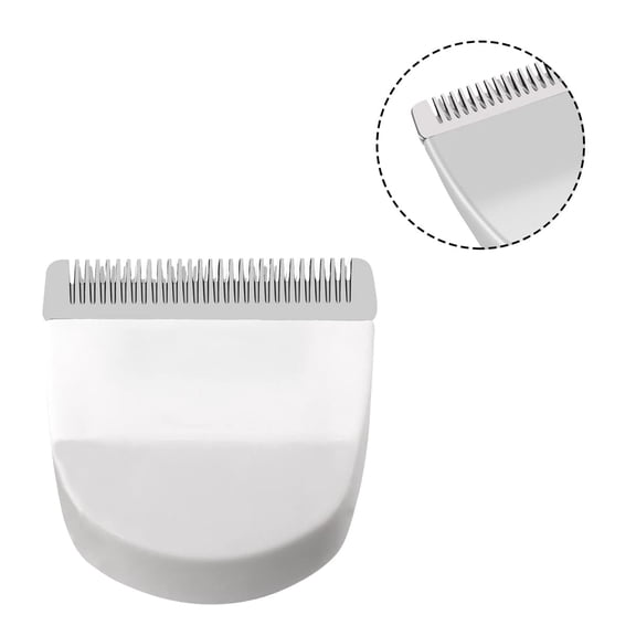 BDIUA-2PCS White Professional Peanut Clippers/Trimmers Snap On Replacement Blades #2068-300-Fits Compatible with Peanut Hair Clipper