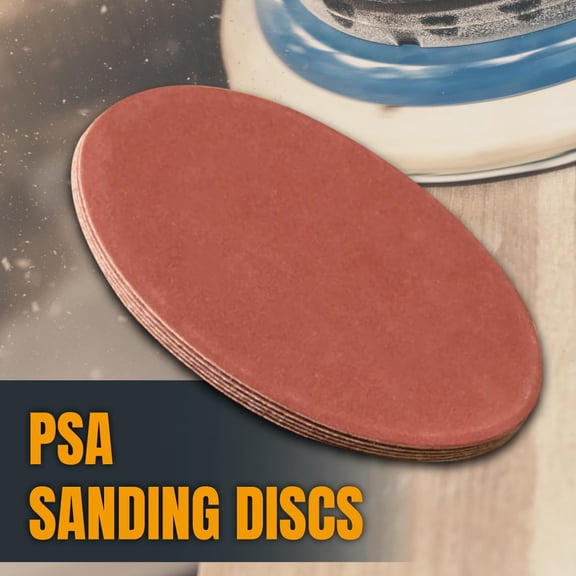BDIUA-30 PCS 8 Inch PSA Sanding Disc - 5 Each of 60 80 100 120 180 240 Grits - Assorted Self Adhesive Sandpaper for Drywall, Woodworking, Epoxy with Random Orbital Sanders, DA Sanders (110541V)