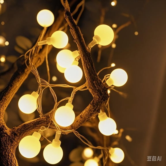 BDIUA-40 LED Globe String Lights Battery Operated 20FT Star Mini Star Fairy Lights for Patio Garden, Little for Wedding, Party, Home Decoration, Decorative String Lights (Round)