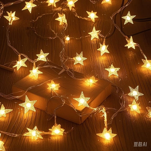 BDIUA-40 LED Star String Lights Battery Operated 20FT Star Mini Star Fairy Lights for Patio Garden,Wedding, Party, Home Decoration (Star)