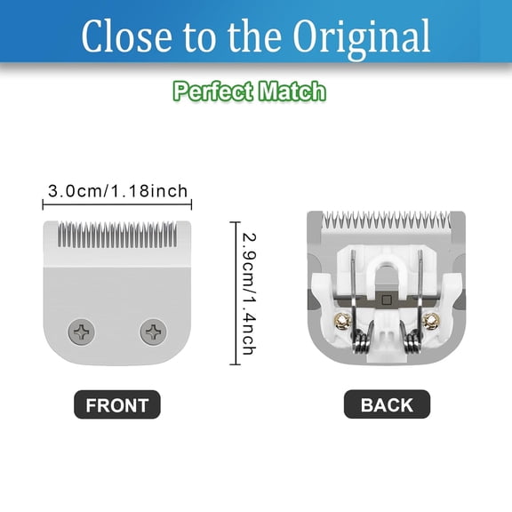 BDIUA-59300 Detachable Replacement Blade Compatible with Wahl Trimmers,1 Pack | 30mm Standard Blade Compatible with WHAL All in One Lithium Ion Trimmer 9864.9864SS.9686.9818A.9854L.9876L.9854.WSS3L.S
