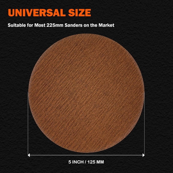 BDIUA-9 Inch Drywall Sanding Discs 320 Grit, 20PCS Mesh Sandpaper Hook and Loop for Drywall Sander, Abrasive Dust-Free Net Sanding Pads for Wall Grinding, Floor Sanding