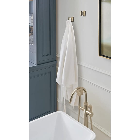 BDIUA-BH36010BBZ | Golden Champagne Single Robe Hook | 2-1/8 inch (54 mm) Length Towel Holder | Highland Ridge | Towel Hook for Bathroom | Bathroom Hardware | Bath Accessories