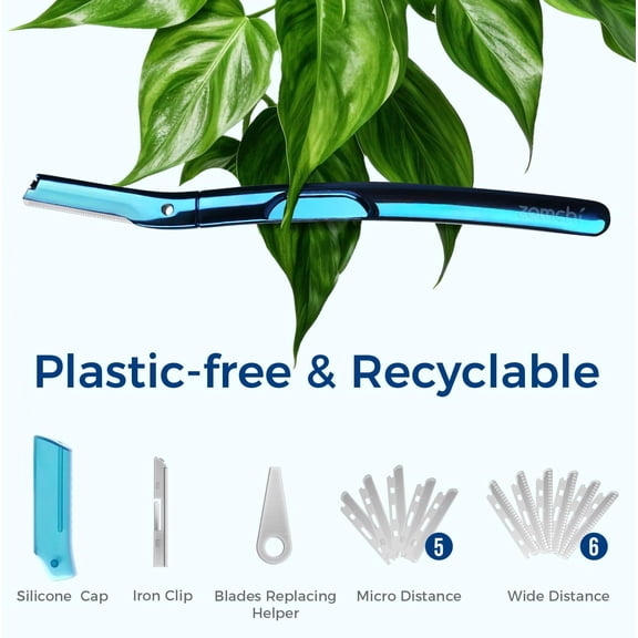 BDIUA-Blue Dermaplaning Razor with Silver Blade Disposal Box