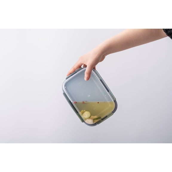 BDIUA-Classic-Plus Plastic Food Storage Container | Airtight Plastic Food Storage Containers with Lids | BPA Free Stackable Food Storage for Meal Prep, Leakproof, Freezer & Dishwasher Safe, 1.65L
