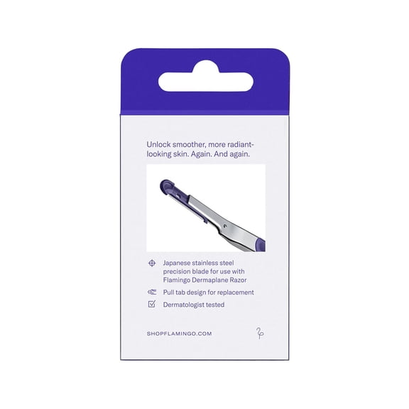 BDIUA-Dermaplane Blades Refills, Dermaplane Razor for Women Face, 6 Razor Blades