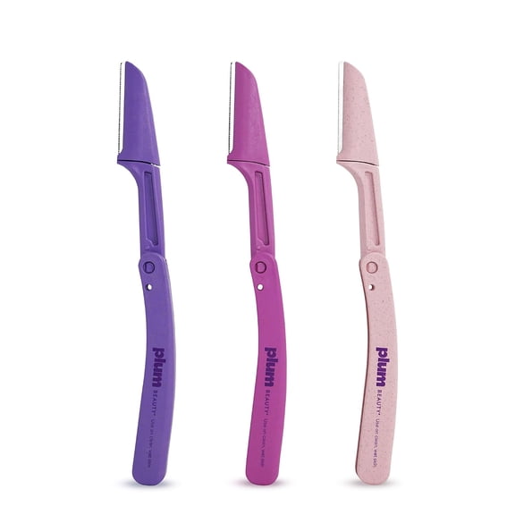 BDIUA-Dermaplaning Razors for Women & Men, 2-Pack (8 Double-Sided Razors) Quick & Painless Facial Hair Removal, Eyebrow Razor for Shaping, Sideburn Trimmer