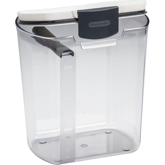 BDIUA-Flour Storage Container, 4-Quart Capacity, Includes Leveling Bar for Mess-Free Measuring