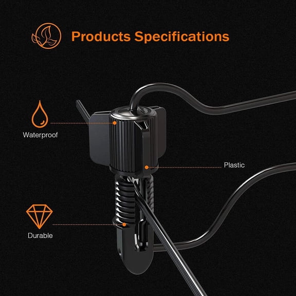 BDIUA-Low Voltage Fast Lock Connectors Landscape Cable Electrical Wire Twist Connectors of 2 Set Wide Application for Outdoor Landscape Lighting 8101-4802-02