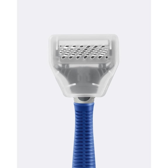 BDIUA-Original Razor for Men - Razor Handle and Blade Cartridge- German Engineered Blades- Indigo Blue